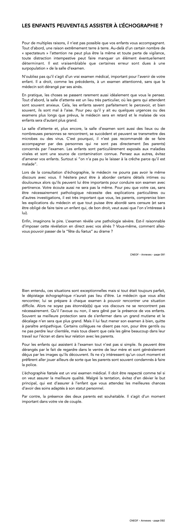 Les enfants peuvent-ils assister à l'échographie ? (PDF)